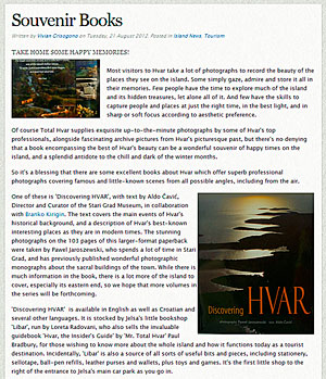 total-hvar.com rezencja albumu Odkrywając Hvar